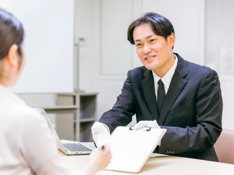 査定額をご案内するイメージ